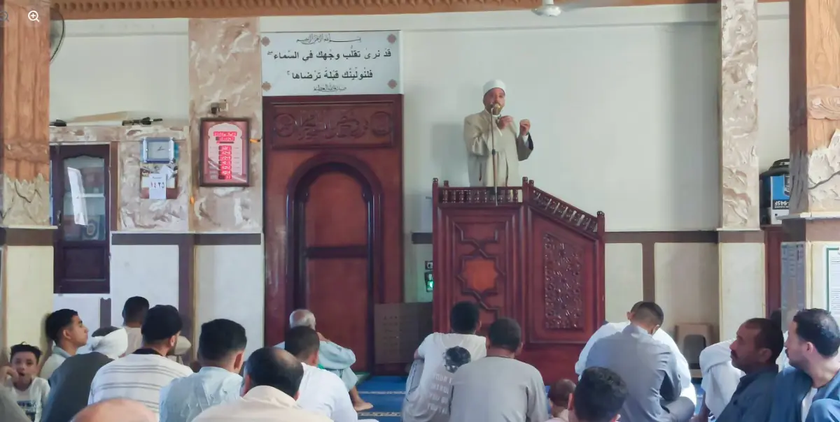 تحت عنوان «البيئة نعمة ربانية ومسؤولية إنسانية».. واعظ بني سويف يؤكد بمسجد الصحابة أن صيانة البيئة وحماية الممتلكات العامة واجب شرعي ووطني