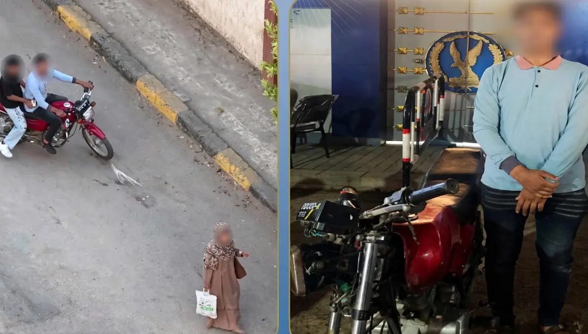 في استجابة سريعة لفيديو متداول.. الأجهزة الأمنية بكفر الشيخ تضبط قائد دراجة نارية بدون لوحات لقيامه بأعمال تهور واستعراض ومعاكسة الفتيات أمام إحدى المدارس