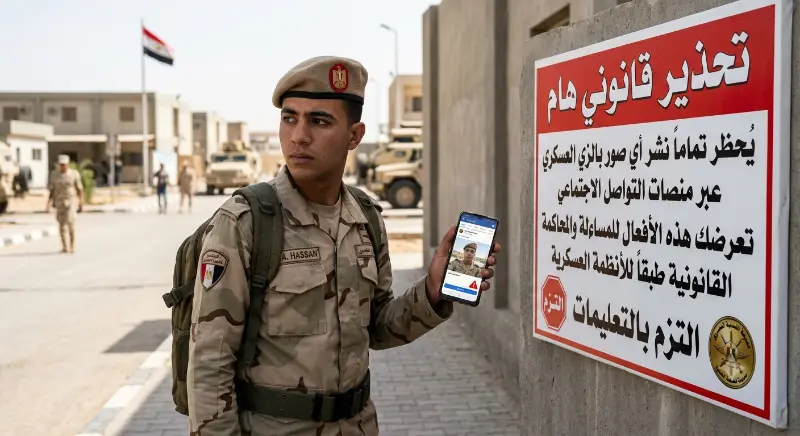 تحذير قانوني: نشر صور بالزي العسكري عبر منصات التواصل يعرضك للمساءلة والمحاكمةo