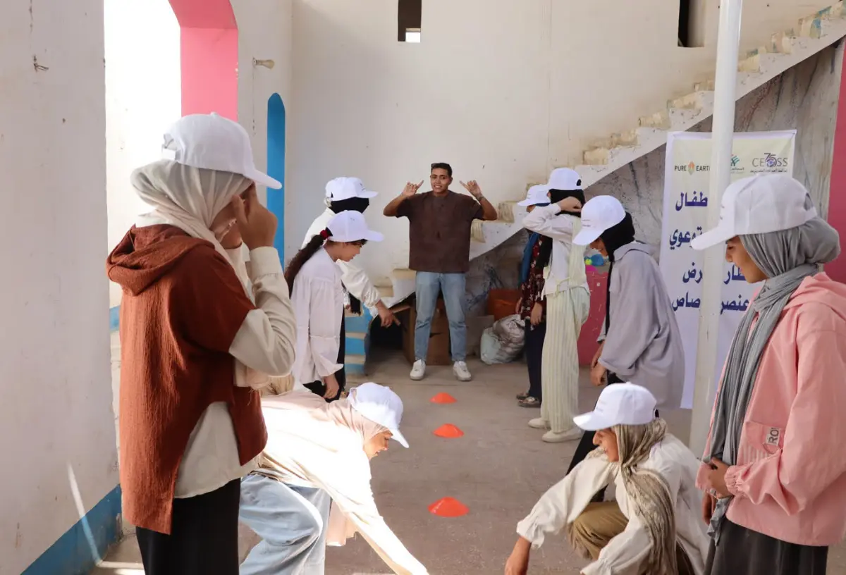 الهيئة القبطية الإنجيلية تنظم مهرجاناً رياضياً وتوعوياً للأطفال ببني سويف للتعريف بمخاطر التلوث بالرصاص وطرق الوقاية