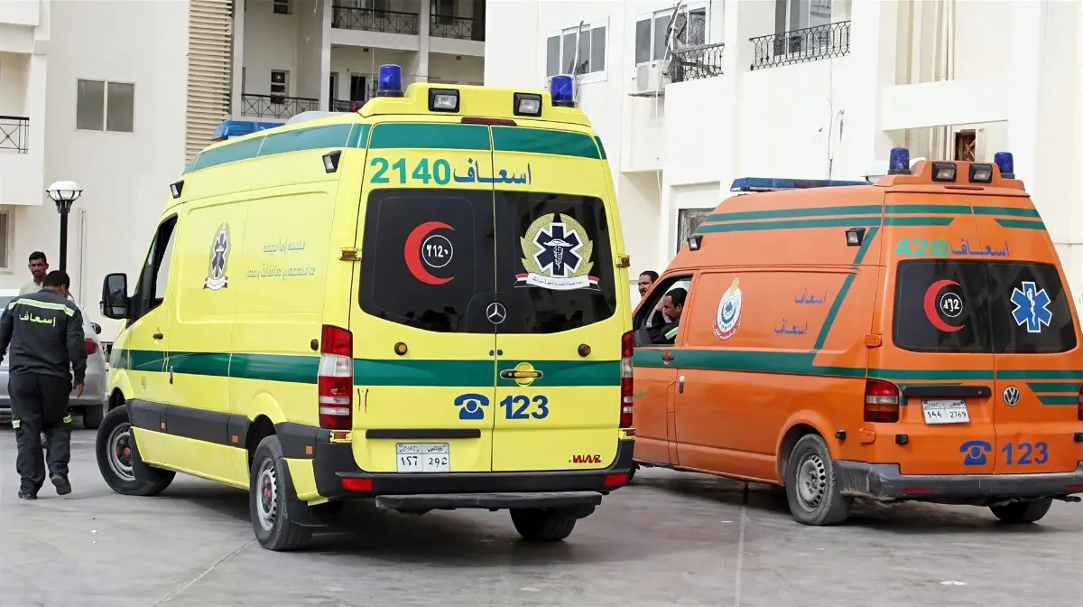 إصابة 10 عمال زراعيين من بني سويف إثر انقلاب سيارة ربع نقل بطريق محور الضبعة.. والدفع بسيارات الإسعاف لنقل المصابين إلى مستشفى جراحات اليوم الواحد