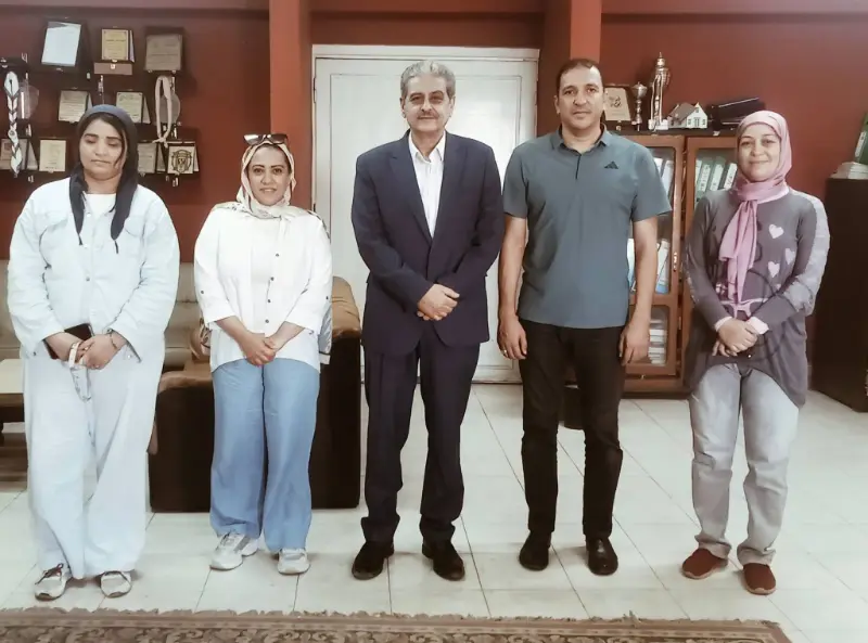 الجبالي يستقبل وفد "الشباب والرياضة" لمتابعة فعاليات مبادرة التأهيل العسكري ببني سويف
