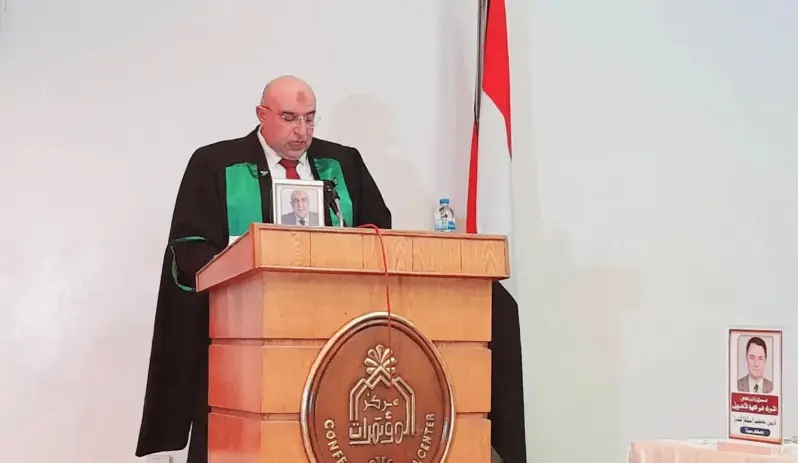 في رسالة بحثية بعنوان «المواجهة الجنائية لجرائم المخدرات».. جامعة بني سويف تمنح درجة الدكتوراه لمفتش مباحث البندر بحضور القيادات الأمنية